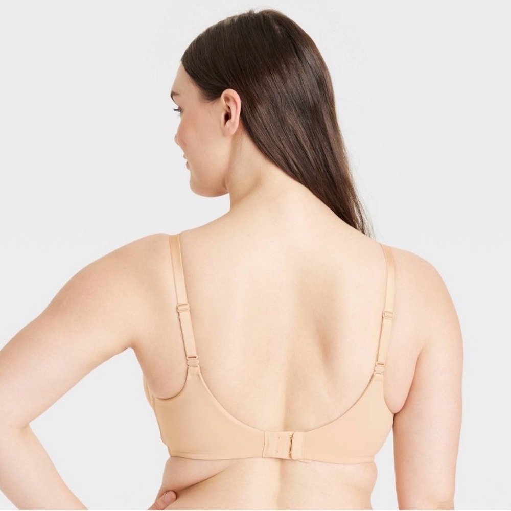 Auden Nude Wireless Absorbent Lightly Lined Nursing Bra 38DD - Picture 2 of 6